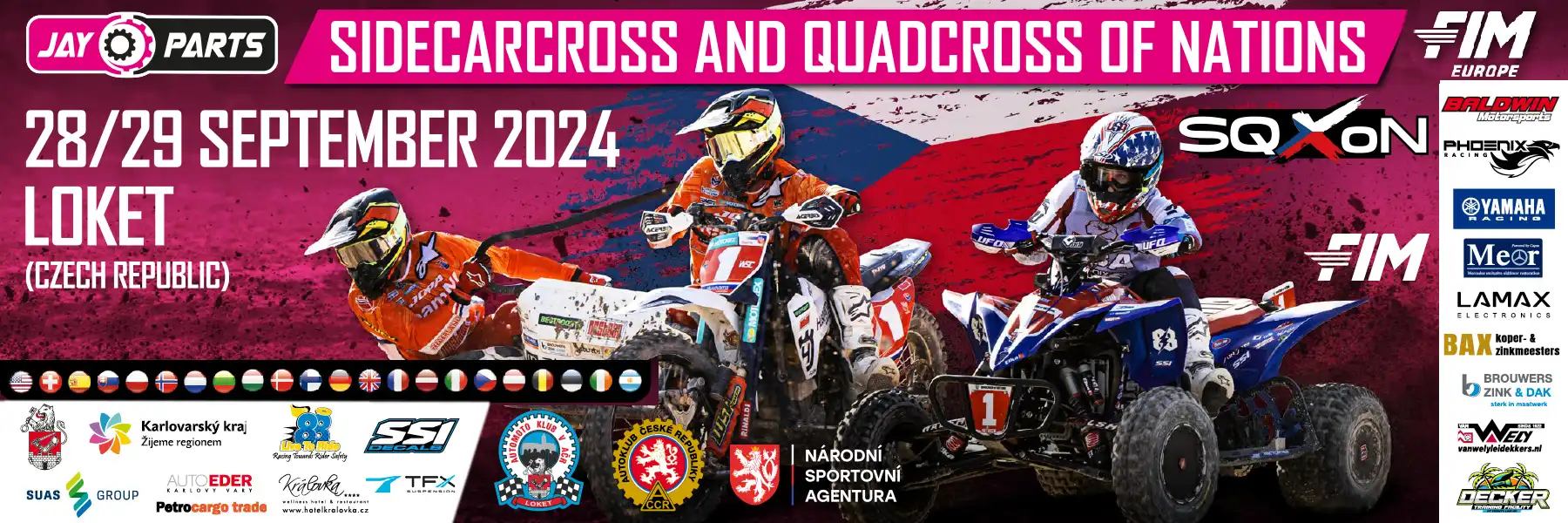 JAY PARTS Sidecarcross and Quadcross of Nations 2024 - Loket CZ