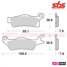SBS 911RSI - brake Pad for Can Am Outlander & Can Am Renegade